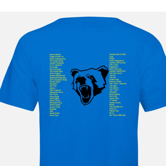 District® Soft-Touch Unisex T-shirt Born and raised places , stores and bars shirt