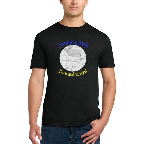 Map Shirt . print on front only – Miller Merch